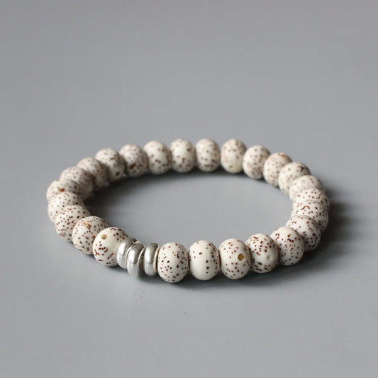 Buddhist Handcrafted Nature Sandalwood Bracelet Xingyue Bracelet (Bodhi Beads)