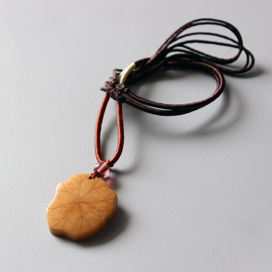Lotus Blossom Pendant (Tagua Nut)